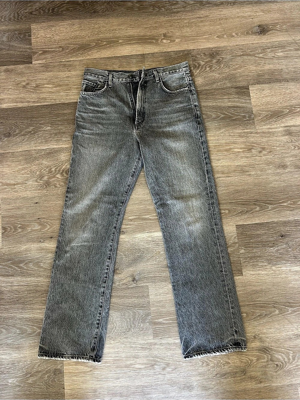 Goldsign Straight Leg Jeans in Gray Like New